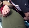Hot japanese girl groped and fucked